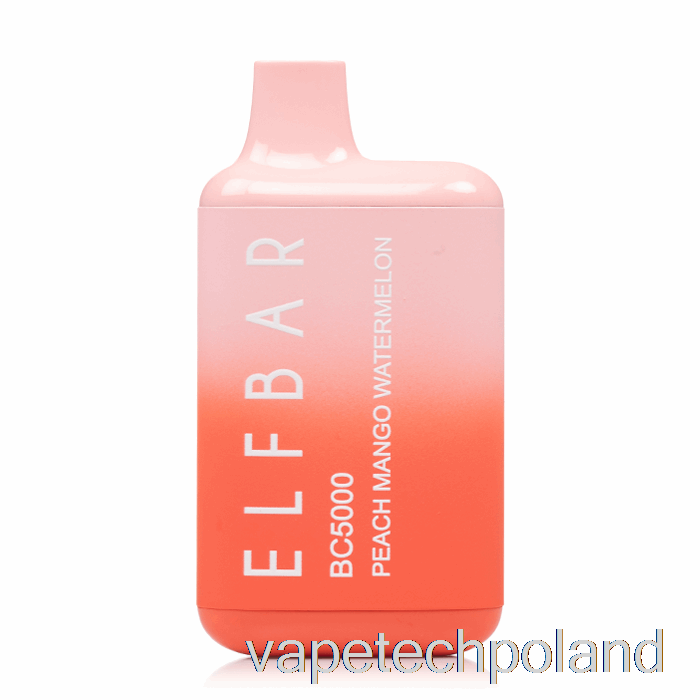 Vape Pen Bc5000 0% Zero Nikotyny Jednorazowy Brzoskwiniowy Arbuz Mango